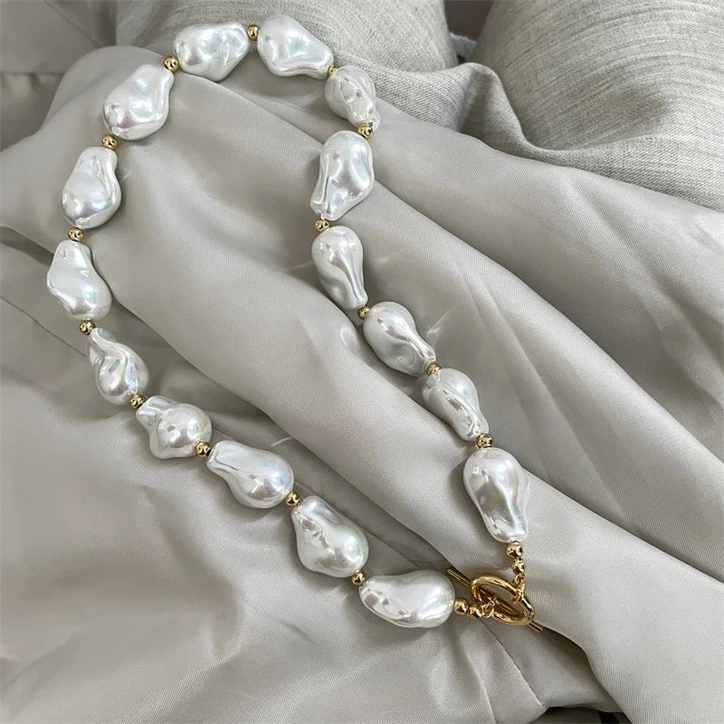 Colar Organic pearls