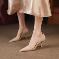 Scarpin Marselha Feminino Salto Alto De Bico Fino