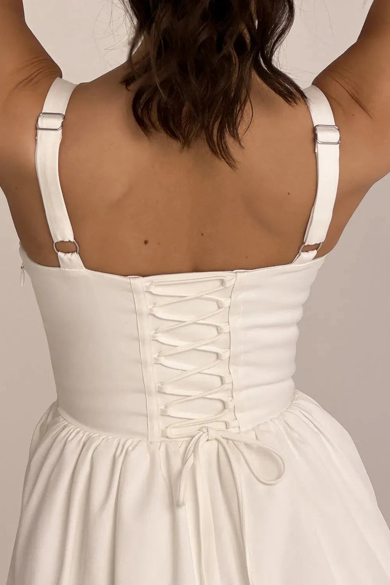 Vestido Midi Modelador Branco